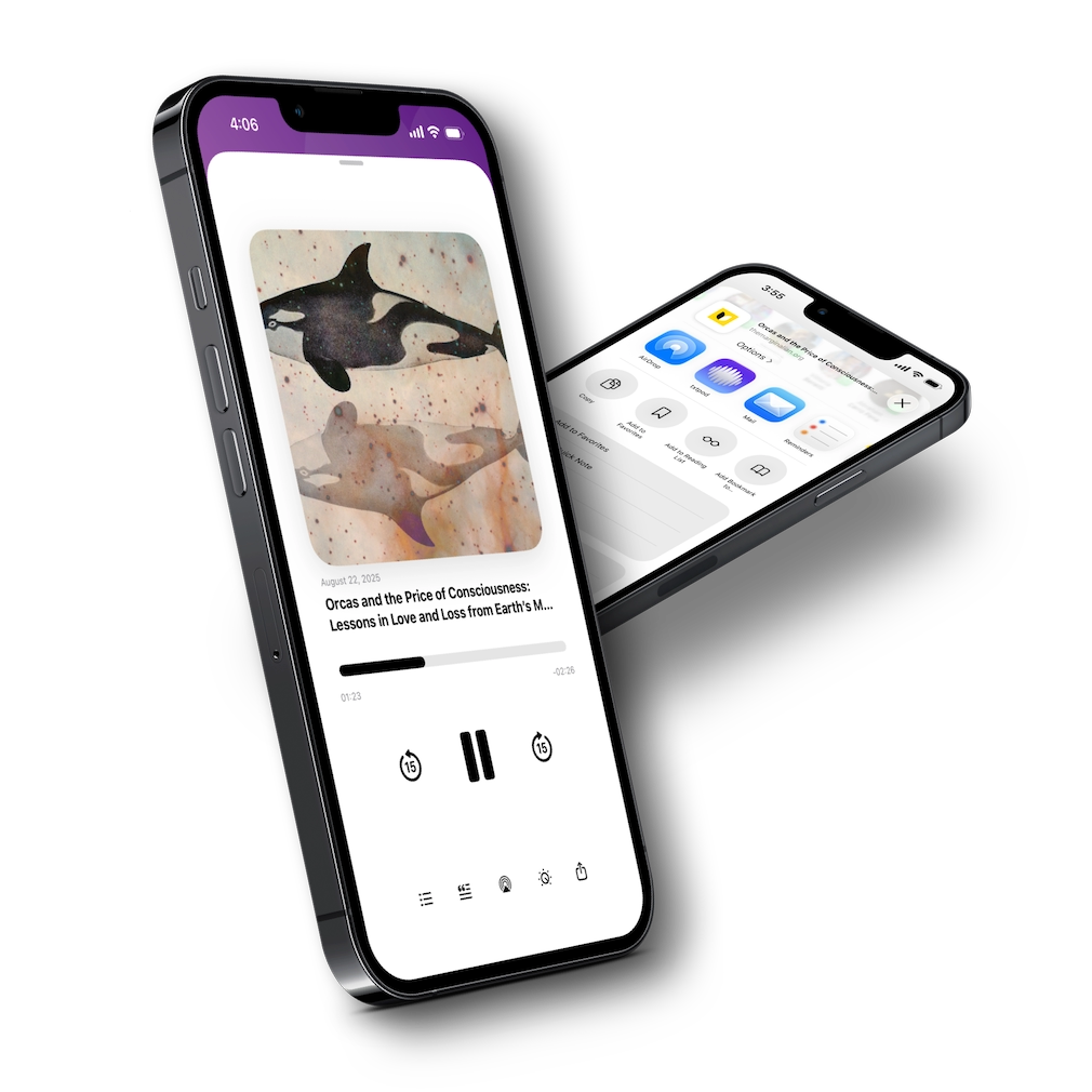 Saving an article with the iOS share sheet and playing it in txtpod